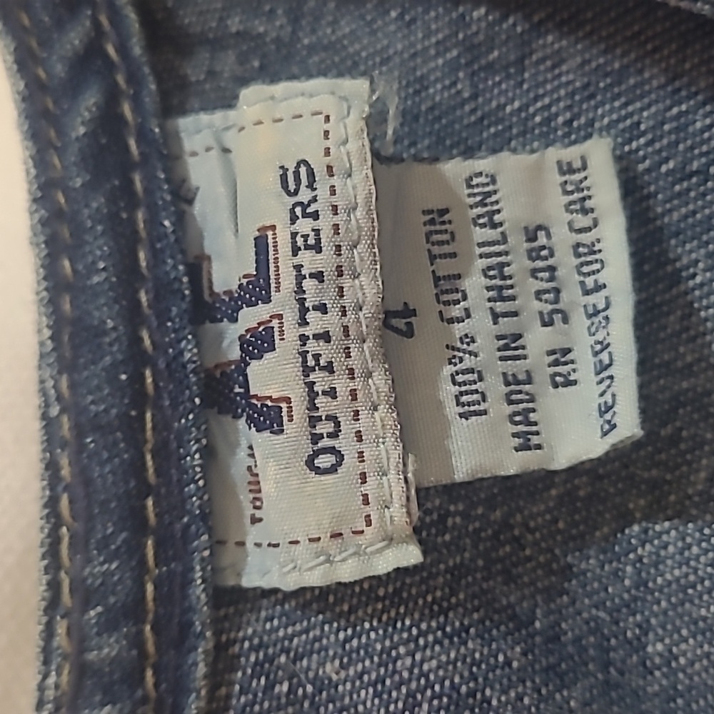 AE sz 4 Jean Dress 100% Cotton (zips in back) - Picture 3 of 7